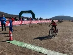 Una imagen de la jornada en Almenar. /Federación de Triatlón de Castilla y León