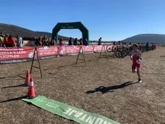 Una imagen de la jornada en Almenar. /Federación de Triatlón de Castilla y León