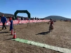 Una imagen de la jornada en Almenar. /Federación de Triatlón de Castilla y León