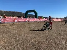 Una imagen de la jornada en Almenar. /Federación de Triatlón de Castilla y León