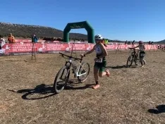 Una imagen de la jornada en Almenar. /Federación de Triatlón de Castilla y León