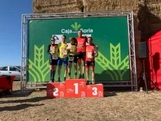 Una imagen de la jornada en Almenar. /Federación de Triatlón de Castilla y León