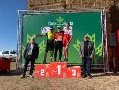Una imagen de la jornada en Almenar. /Federación de Triatlón de Castilla y León
