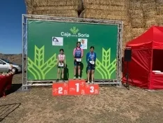 Una imagen de la jornada en Almenar. /Federación de Triatlón de Castilla y León