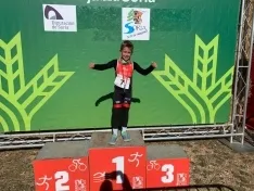 Una imagen de la jornada en Almenar. /Federación de Triatlón de Castilla y León