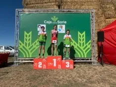 Una imagen de la jornada en Almenar. /Federación de Triatlón de Castilla y León