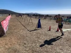 Una imagen de la jornada en Almenar. /Federación de Triatlón de Castilla y León