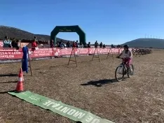 Una imagen de la jornada en Almenar. /Federación de Triatlón de Castilla y León