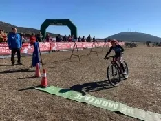 Una imagen de la jornada en Almenar. /Federación de Triatlón de Castilla y León
