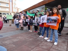 Una imagen de la concentración de sirios en la capital. /SN