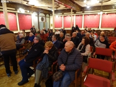 Una imagen del salón Gerardo Diego, del Círculo Amistad Numancia en la tarde-noche de este jueves. /SN