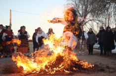 Una imagen de este peculiar salto del fuego. /José Vicente - Ical