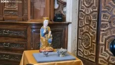 Restitución de las coronas de la Virgen de la Blanca de Noviercas. /SN