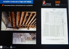 Foto 4 - La Asociación de Alcozar encuentra inscripciones en la ermita románica que "creemos que no se han tenido en cuenta"