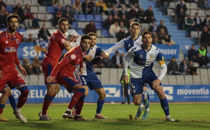 Sabadell 0-1 Numancia: una defensa numantina y Ayesa dan tres puntos importantísimos a los rojillos