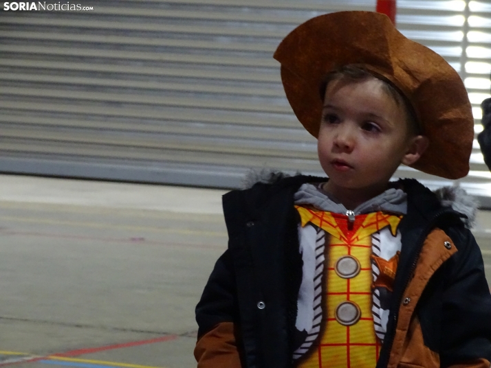 Los pequeños de Golmayo disfrutan del carnaval. /SN