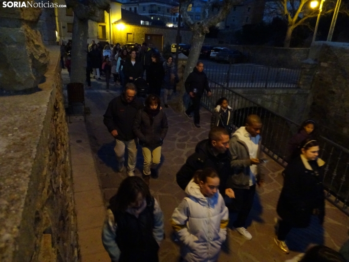 Imagen de la despedida del carnaval en Ágreda este domingo. /SN