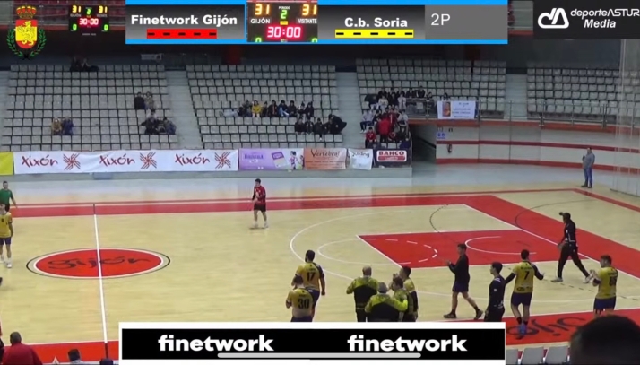 El BM Soria mantiene la segunda plaza tras un empate con remontada en Gijón