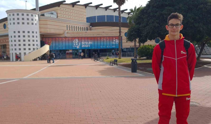 Álvaro Rubio, el más rápido de la natación soriana