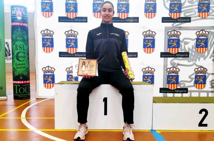 Carro se lleva el Máster nacional sub17 de bádminton en Alfajarín