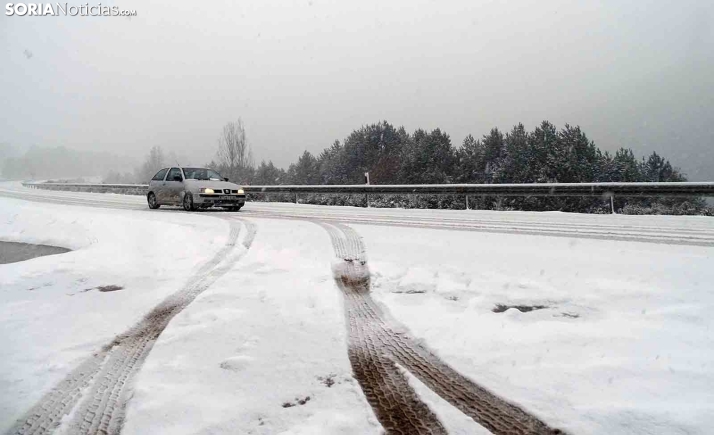 Tres carreteras siguen cerradas en Soria