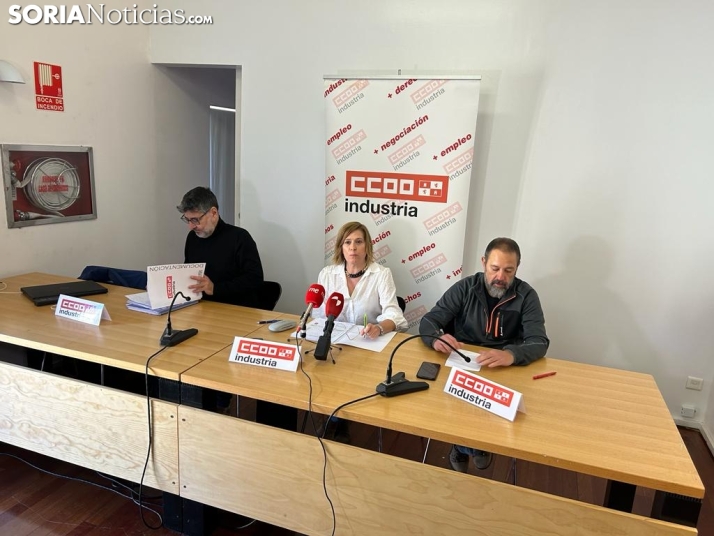 CCOO defiende a la industria en Soria, criticando a un Gallardo que hace el ridículo en Europa