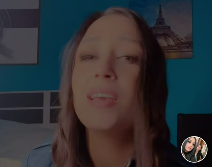 Simona, la víctima del bofetón en directo, se pronuncia a la sentencia en Tik Tok 