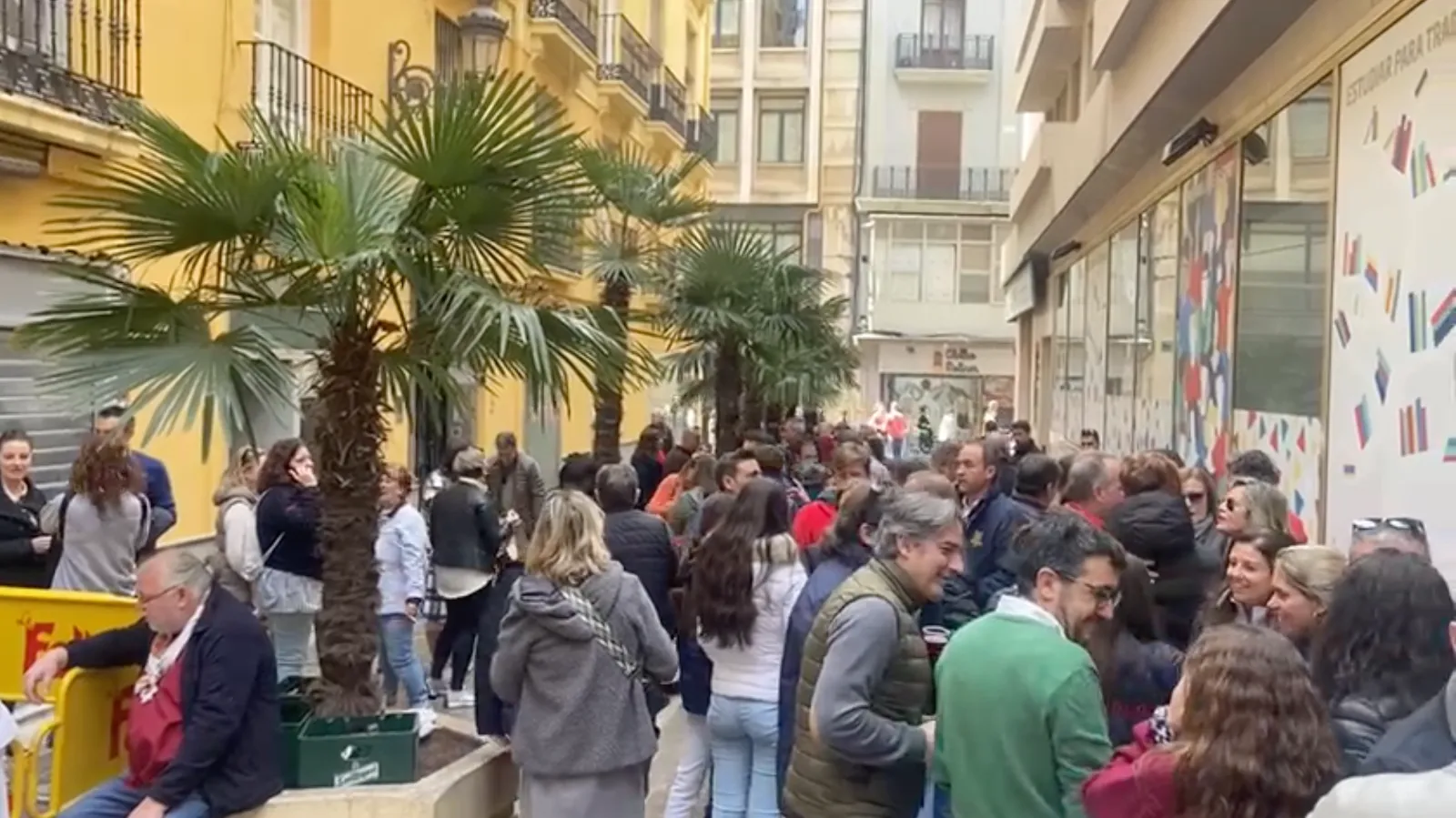 Torrezno de Soria en las Fallas de Valencia 2023. /CSV