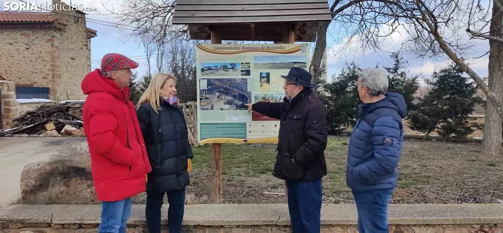 Foto 2 - Concluye la renovaci&oacute;n de las se&ntilde;ales informativas de &lsquo;La gran Atalaya&rsquo; en Renieblas