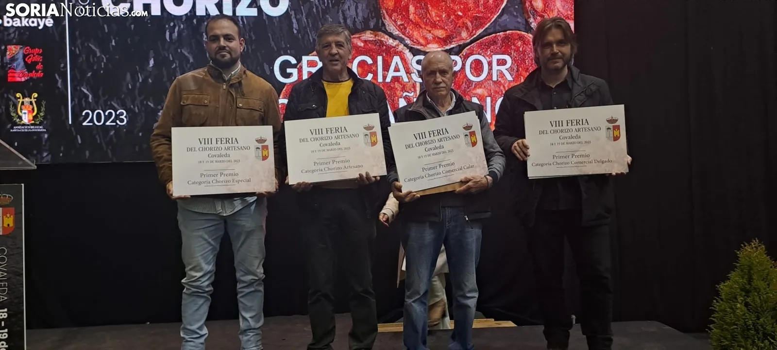 Imagen de los ganadores. /Ch.A