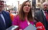Virginia Barcones, delegada del Gobierno, hoy en Soria. /SN