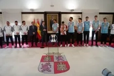 Mañueco recibe a los campeones de la Copa del Rey/ Rubén Cacho, ICAL.