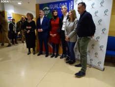 Una imagen del acto hoy en la residencia juvenil Antonio Machado. /SN