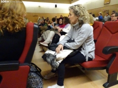 Una imagen del acto hoy en la residencia juvenil Antonio Machado. /SN