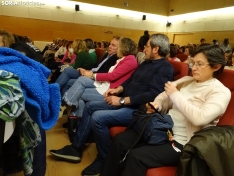 Una imagen del acto hoy en la residencia juvenil Antonio Machado. /SN