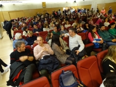Una imagen del acto hoy en la residencia juvenil Antonio Machado. /SN