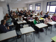Una imagen de la apertura del curso esta mañana de sábado. /SN