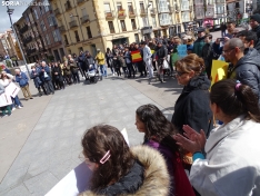 Una imagen de la concentración este sábado. /SN