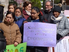 Una imagen de la concentración este sábado. /SN