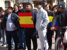 Una imagen de la concentración este sábado. /SN