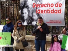 Una imagen de la concentración este sábado. /SN
