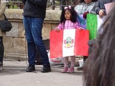 Una imagen de la concentración este sábado. /SN