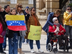 Una imagen de la concentración este sábado. /SN