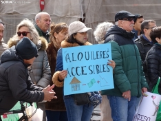 Una imagen de la concentración este sábado. /SN