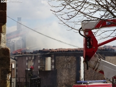 Foto 34 - Incendio en media docena de inmuebles en Cabrejas del Pinar