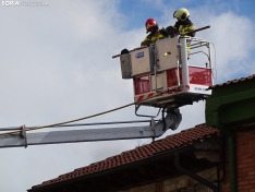 Foto 30 - Incendio en media docena de inmuebles en Cabrejas del Pinar