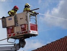 Foto 29 - Incendio en media docena de inmuebles en Cabrejas del Pinar