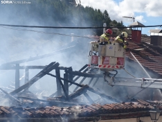 Foto 25 - Incendio en media docena de inmuebles en Cabrejas del Pinar