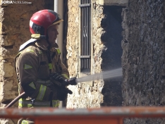 Foto 10 - Incendio en media docena de inmuebles en Cabrejas del Pinar