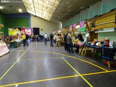Una imagen de este domingo en el polideportivo muncipal de Covaleda. /SN